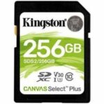 Kingston 256GB SDXC Canvas Select Plus 100R C10 UHS-I U3 V30