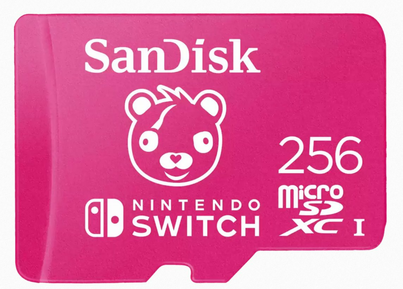 SanDisk Nintendo Switch 256GB microSDXC Card (Fortnite Edition)