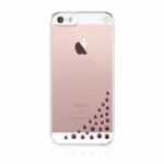 Swarovski kryt Diffusion pre iPhone SE/5s/5 - Fuchsia