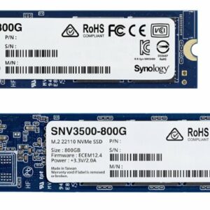 Synology™   SNV3500-400G   NVMe SSD 400GB. M.2 (3100MB/s