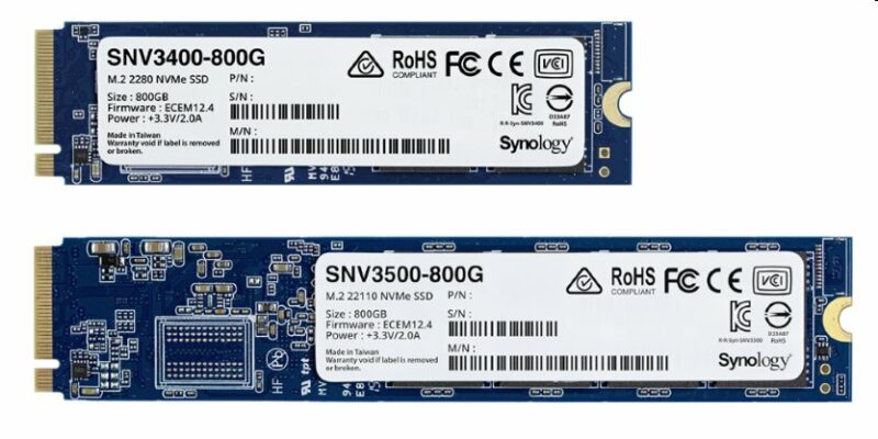 Synology™   SNV3500-400G   NVMe SSD 400GB. M.2 (3100MB/s