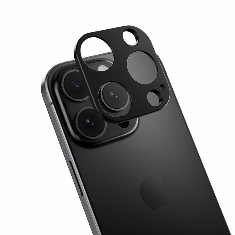SwitchEasy LenShield Aluminum Lens Protector pre iPhone 16 Pro/16 Pro Max - Titanium Black