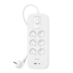 USB-A + USB-C - White