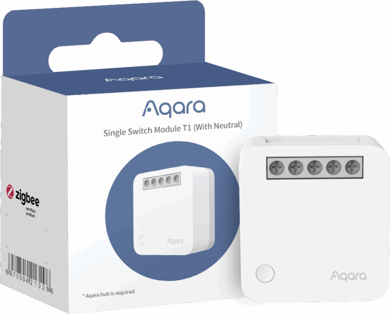 Aqara Smart Home Spínací modul T1 s Pripojenim neutrálneho vodiča