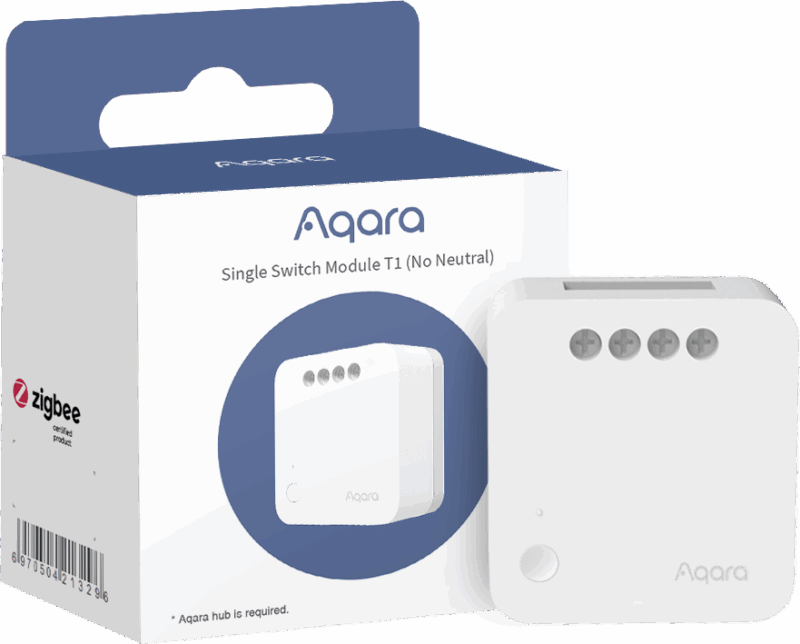 Aqara Smart Home Spínací modul T1 bez Pripojenie Neutrálneho vodiča