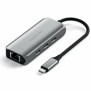 Satechi USB-C Hub 4-in-1 with 2.5 Gigabit Ethernet - Space Gray