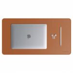 Satechi Eco Leather Desk Mat Brown
