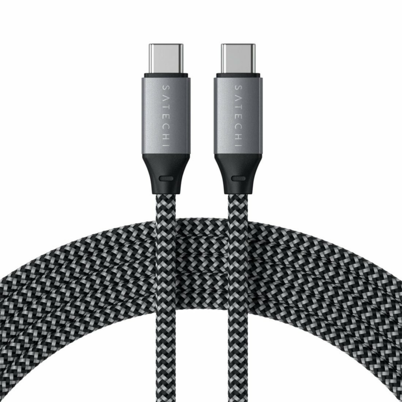 Satechi kábel USB-C to USB-C Cable 100W 2m - Space Gray