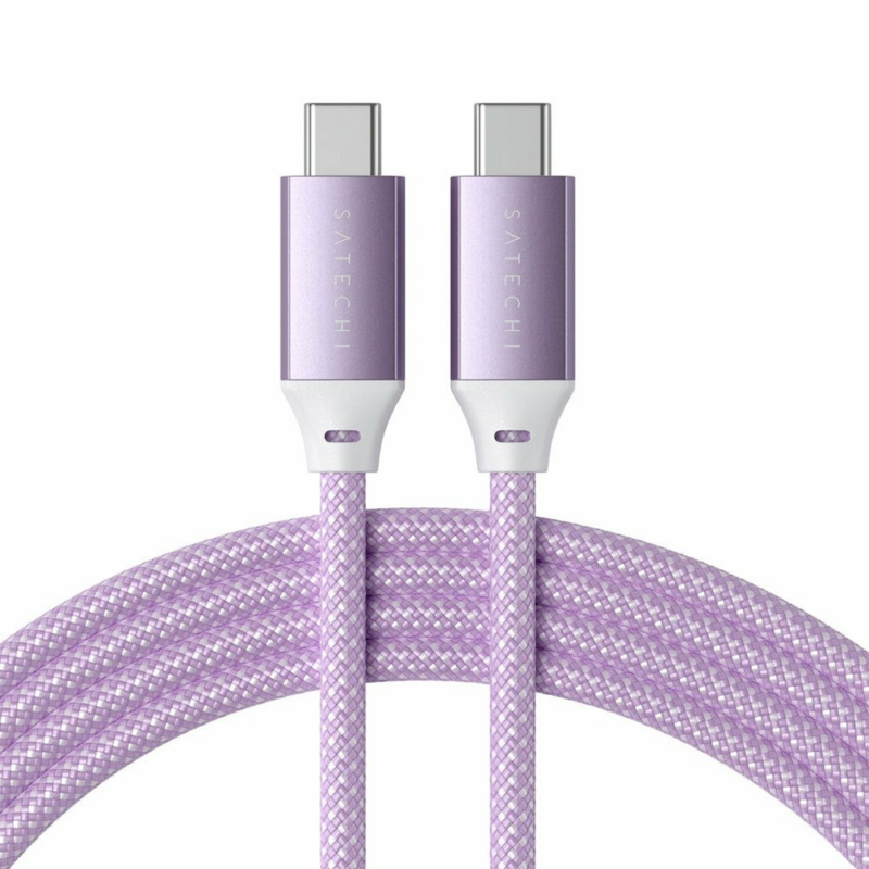 Satechi kábel USB-C to USB-C Cable 100W 2m - Purple