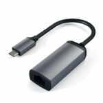Satechi adaptér USB-C to Gigabit Ethernet - Space Gray Aluminium
