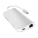 Satechi USB-C Multiport adaptér 4K 8ports - Silver Aluminium
