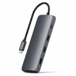 Satechi USB-C Hybrid Multiport adaptér with SSD enclosure - Space Gray Aluminium