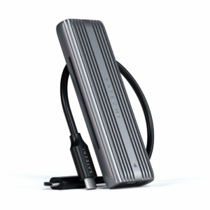 Satechi USB-C NVME and SATA SSD Enclosure - Space Gray Aluminium