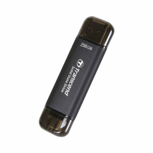 Transcend SSD 256GB ESD310C USB 3.2 Gen 2x1 - Black