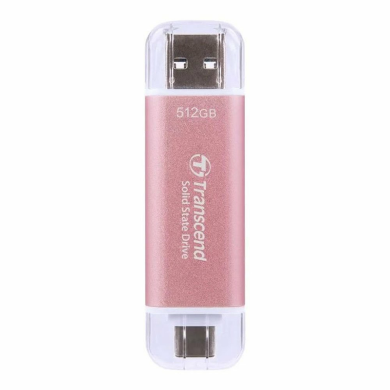 Transcend SSD 512GB ESD310P USB 3.2 Gen 2x1 - Pink