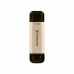 Transcend 512GB JetFlash 930C Dual USB 3.2 Gen 1 Flash Drive - Gold