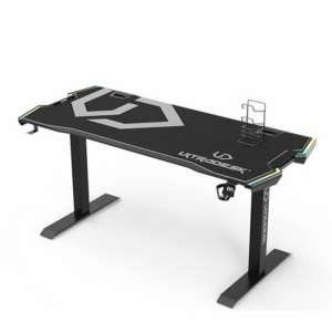 ULTRADESK Herný stôl FORCE - šedý