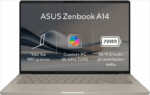 ASUS Zenbook 14/X1E-78-100/32GB/1TB SSD/Qualcomm UMA/14"OLED/Win11PRO/Gold