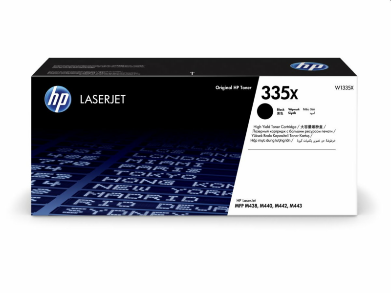 HP Čierna originálna tonerová kazeta s vysokou výťažnosťou 335X LaserJet (13 700 strán) pre M438n