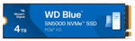 WD Blue SN5000 SSD 4TB M.2 NVMe Gen4 5500/5000 MBps