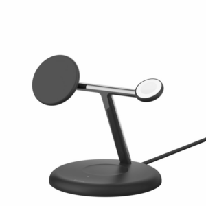 Belkin Boost Charge Pro 3-in-1 Magnetic Wireless Charging Stand with Qi2 15W - Black