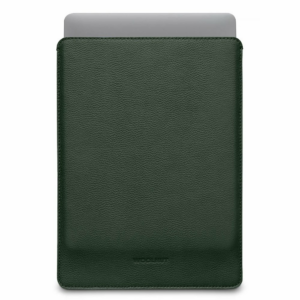 Woolnut Leather Sleeve for Macbook Pro 14 - Green