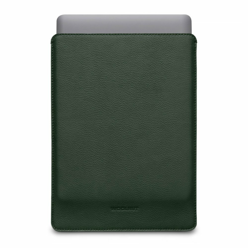 Woolnut Leather Sleeve for Macbook Pro/Air 13 - Green