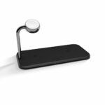 ZENS Aluminium Dual Wireless Charger + Watch 10W - Black
