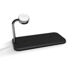 ZENS Aluminium Dual Wireless Charger + Watch 10W - Black
