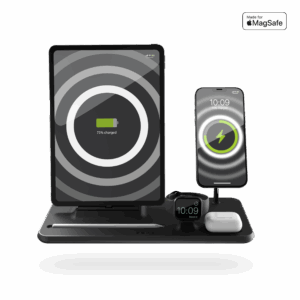 ZENS 4-in-1 iPad + MagSafe wireless charger