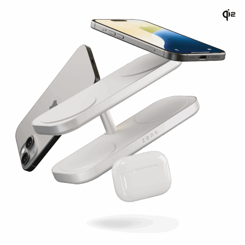 ZENS Quattro Wireless Charger Pro 4 White