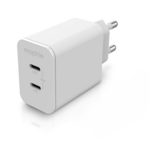 Mophie - Sieťový adaptér 45W GaN USB-C PD - biela
