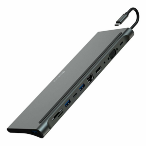 Devia USB-C Hub Leopard Series 11-in-1 - Gray