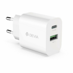 Devia sieťová nabíjačka Smart Series PD& QC 20W V2 - White