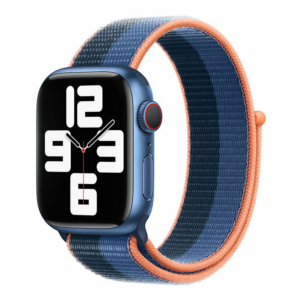 Devia remienok Nylon Braided Two-Tone Loop pre Apple Watch 44/45/46mm - Pinch Feather