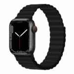 Devia remienok Deluxe Series Sport3 Silicone Magnet Band 44/45/46mm - Black