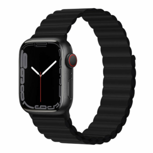 Devia remienok Deluxe Series Sport3 Silicone Magnet Band 44/45/46mm - Black