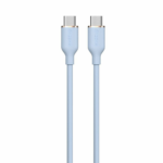 Devia kábel USB-C to USB-C Jelly Series Silicone Cable 1.2m - Blue