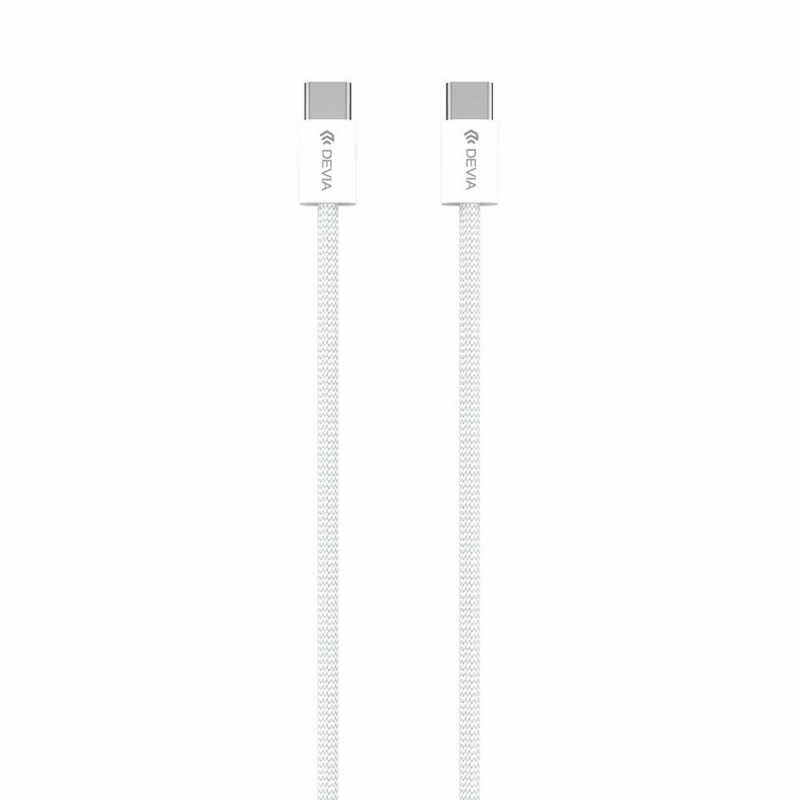 Devia kábel USB-C to USB-C PD 60W Wowen Fast Cable 1m - White