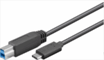PremiumCord Kabel USB 3.2 konektor C/male - USB 3.0 konektor B/male