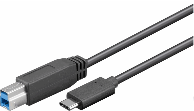 PremiumCord Kabel USB 3.2 konektor C/male - USB 3.0 konektor B/male