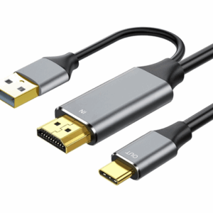 PremiumCord HDMI2.0 na USB-C kábel pre monitory s USB-C konektorom