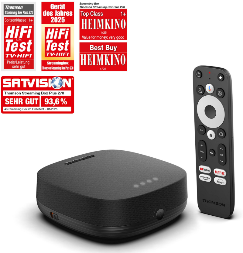 Thomson Streaming Box Plus 270 - 4K UHD