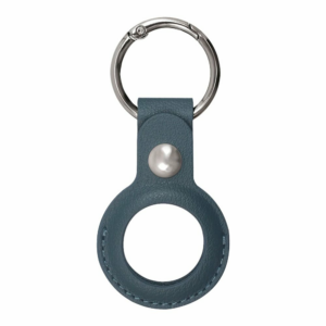 Xqisit puzdro NP Faux Leather Keyring pre AirTag - Blue