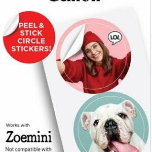 Canon ZP-2030-2C papier pre Zoemini (20ks kruhových nálepiek priemer 3