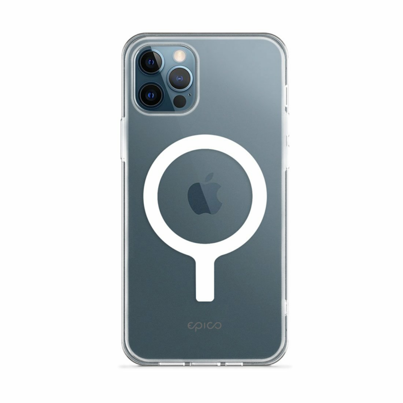 iStores by EPICO HERO MAGNETIC - MAGSAFE COMPATIBLE CASE iPhone 12 / 12 Pro - transparentný