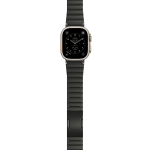 Epico UNUM Titanium Watch Band for Apple Watch SE/Series 1- 9 (42/44/45mm)/10 (46mm)/Ultra (49mm) - čierna