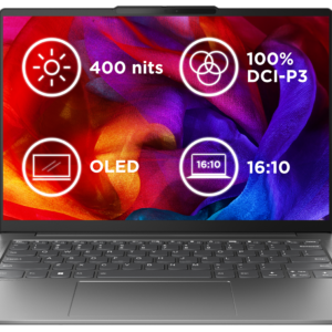 Lenovo Yoga Slim 6 14IAP8 Intel i7-1260P 16GB 1TB-SSD 14.0"WUXGA OLED GL IntelIrisXe Win11Home Storm Grey