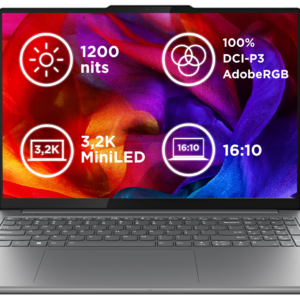 Lenovo Yoga 9 Pro 16IMH9 Ultra9-185H 64GB 1TB-SSD 16"3.2K miniLED AG AIBoost RTX4070-8GB Win11Pro Luna Grey