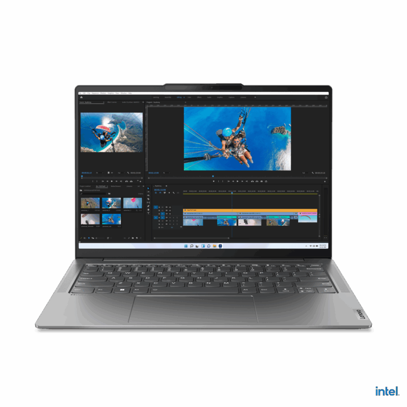 Lenovo YOGA Slim 6 14IRH8 Intel i5-13500H 16GB 512GB-SSD 14"WUXGA OLED GL IntelIrisXe DOS Storm Grey